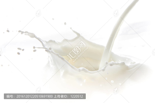 牛奶濺