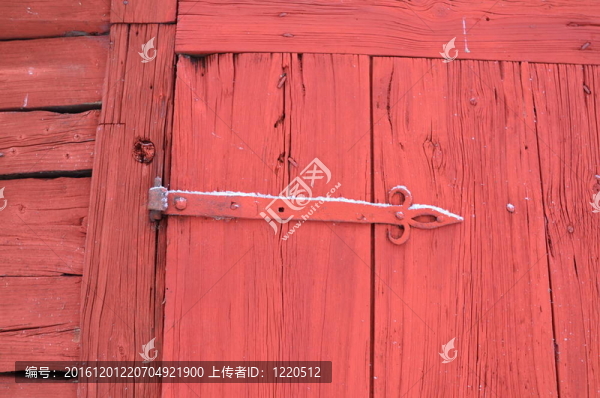 紅色的老門(mén)
