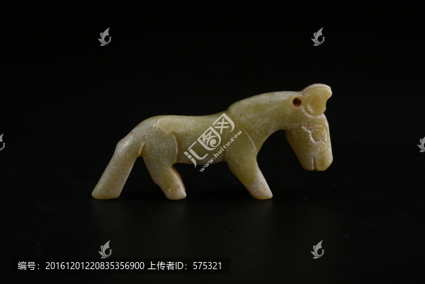 玉馬,西周出土
