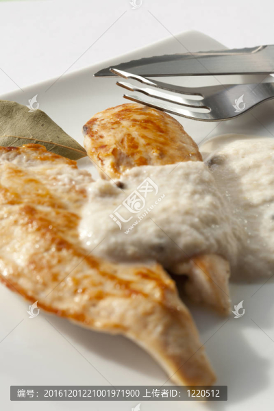 烤制的雞胸肉