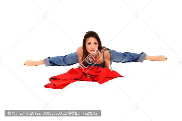 地板上的舞者