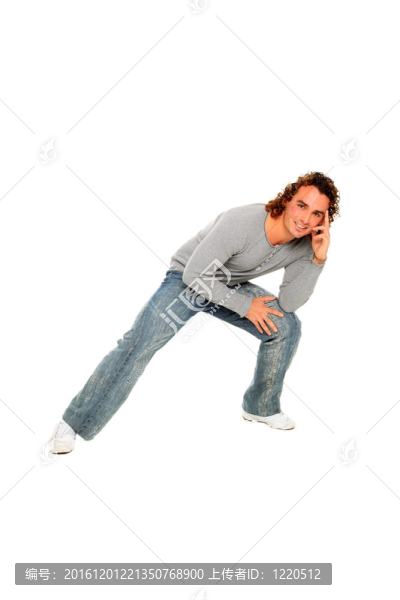 卷發(fā)的年輕人