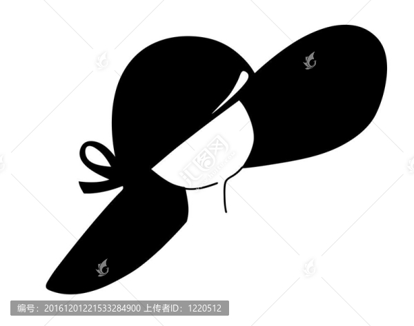 大blackenning帽子白色背景；圖