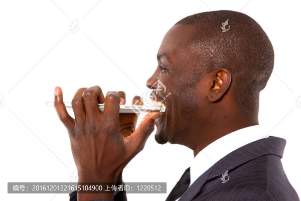 商人與平板
