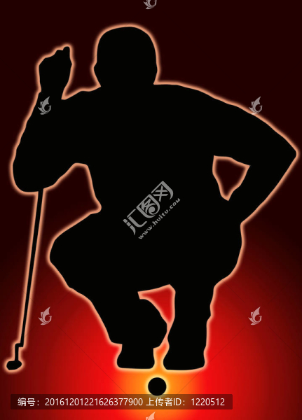 輝光球運(yùn)動(dòng)輪廓尺寸把高爾夫球手