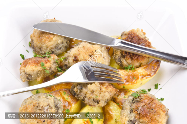 香菇土豆煎鍋