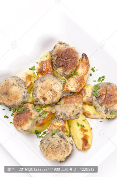 香菇土豆煎鍋