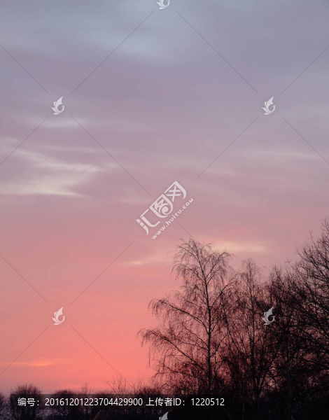 夕陽(yáng)的剪影
