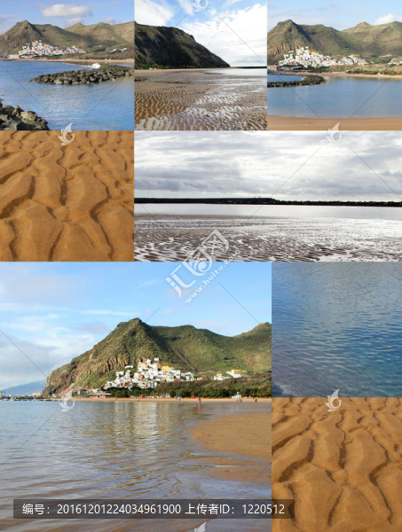 海岸景觀的拼貼