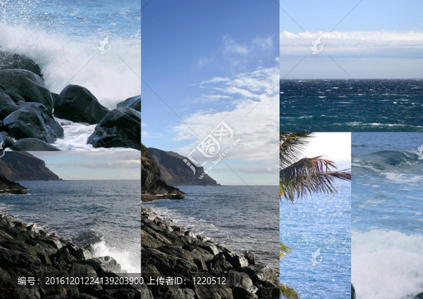海岸；海和懸崖