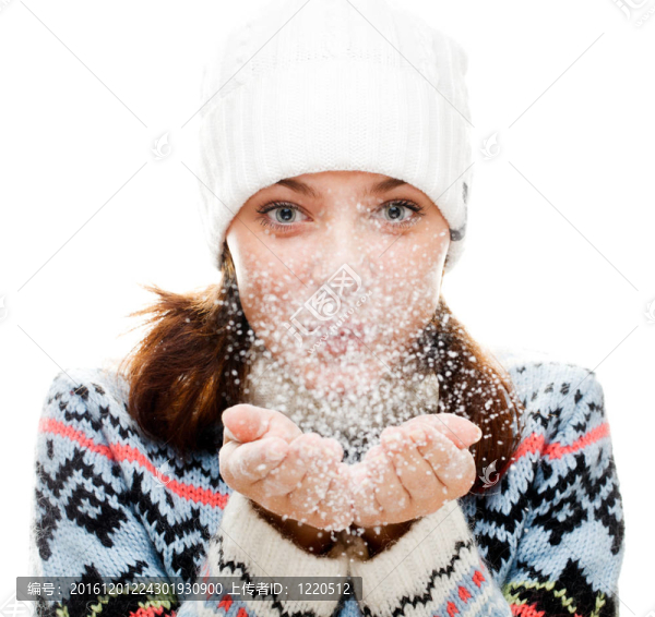 美麗的女人吹雪
