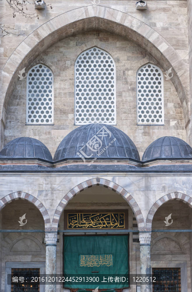 Suleiman,Mosque的正面