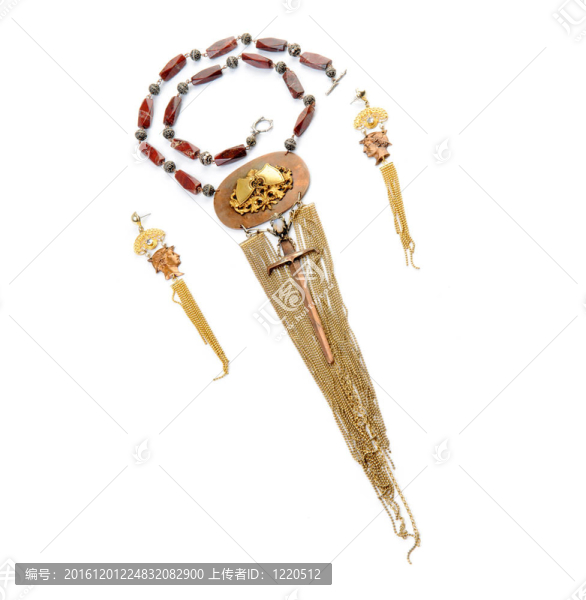 原始項(xiàng)鏈和耳環(huán)