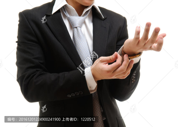 扣袖口