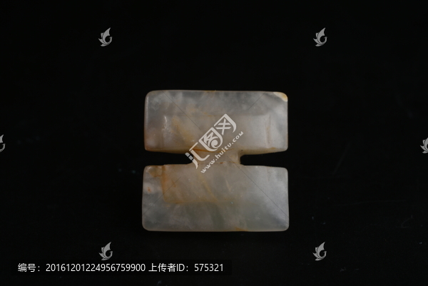 白玉,漢代工字玉珮