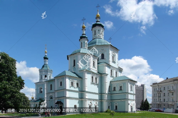 圣voskresensky大教堂在蘇梅Ukrainian市