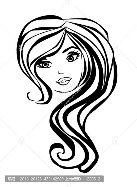 摘要美女涂鴉