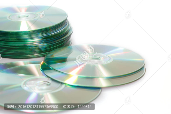 白色背景上的光盤光盤