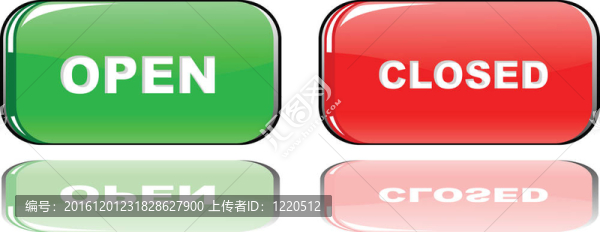 彩色按鈕集
