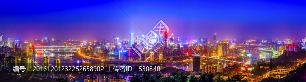 重慶夜景全景