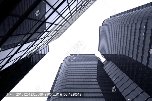 玻璃的商業(yè)建筑