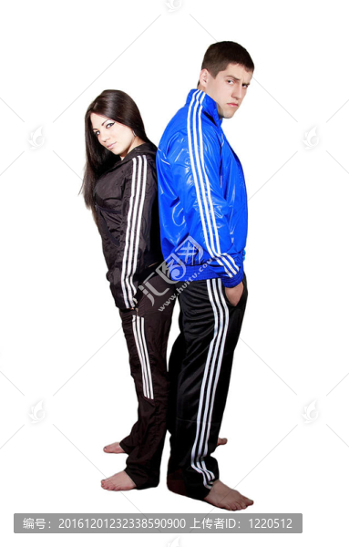 一對(duì)夫婦的運(yùn)動(dòng)員