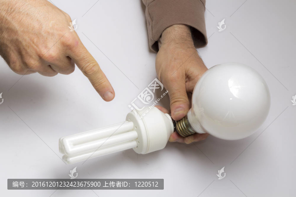 手指顯示節(jié)能燈