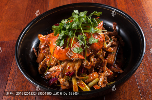 大盆香辣蟹
