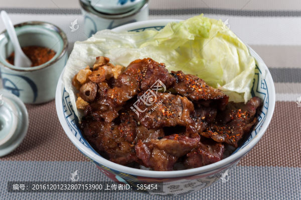 烤肉丼飯
