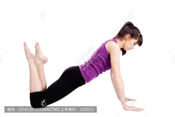 做健身操的女人