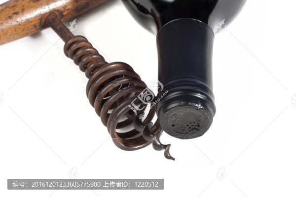 老木握酒瓶開(kāi)瓶器