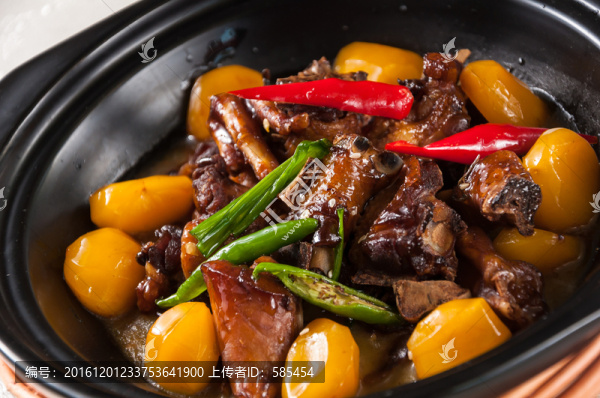 板栗燒雞