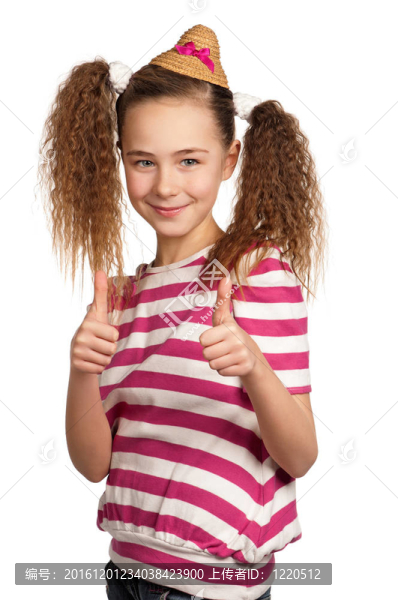 情感女孩的肖像