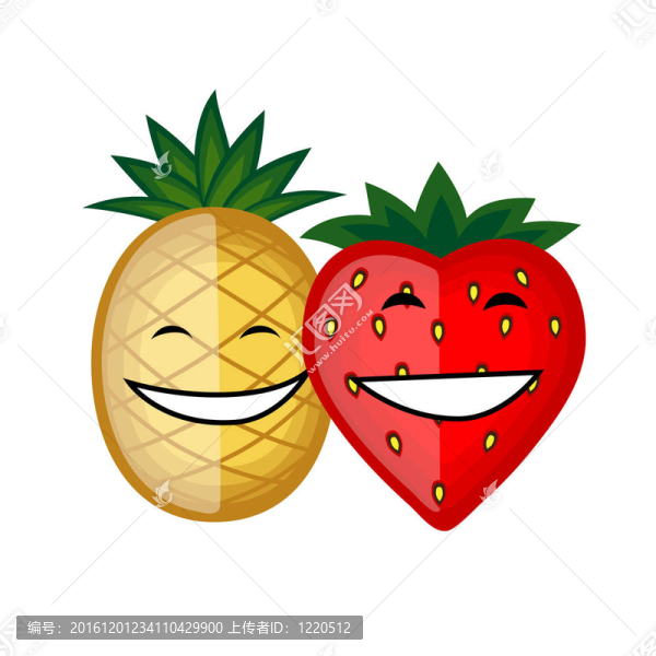 搞笑的水果一起為您設(shè)計微笑