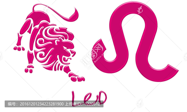 雷歐標(biāo)志-粉紅色塑料