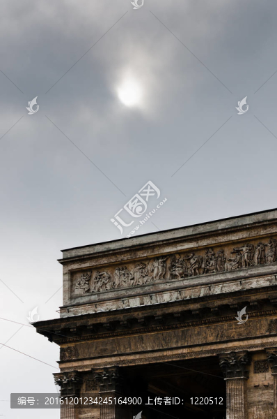 Kazansky大教堂的一小部分