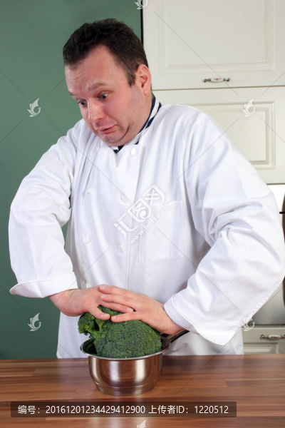 廚師和西蘭花