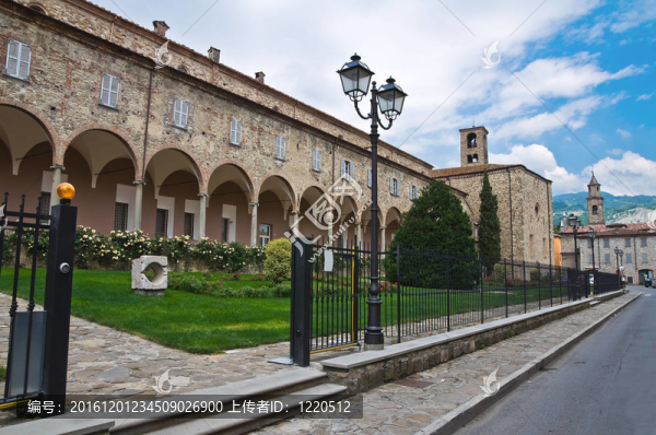 圣科洛姆巴諾修道院。博比奧。Emilia,Romagna。意大利.
