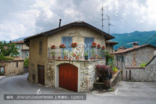 博比奧的觀點(diǎn)。Emilia,Romagna。意大利.