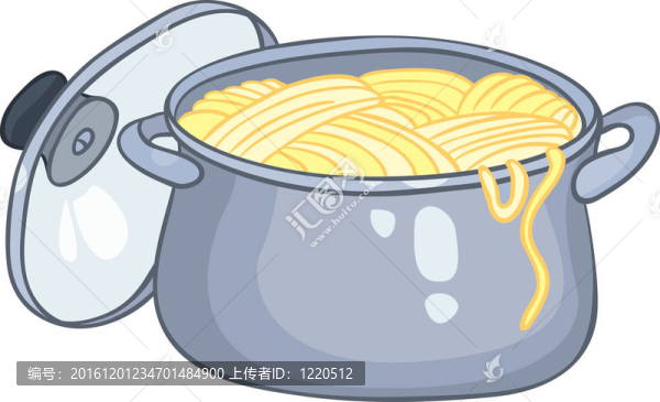 卡通家庭廚房鍋