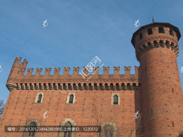 Castello,Medievale；都靈；意大利