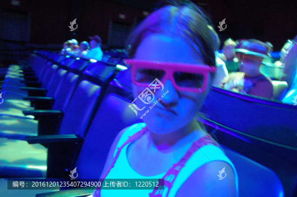 3D劇場上的3D眼鏡
