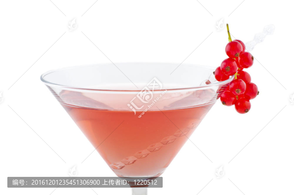 紅醋栗的雞尾酒
