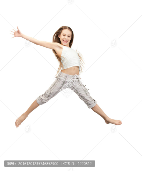 跳躍的少女