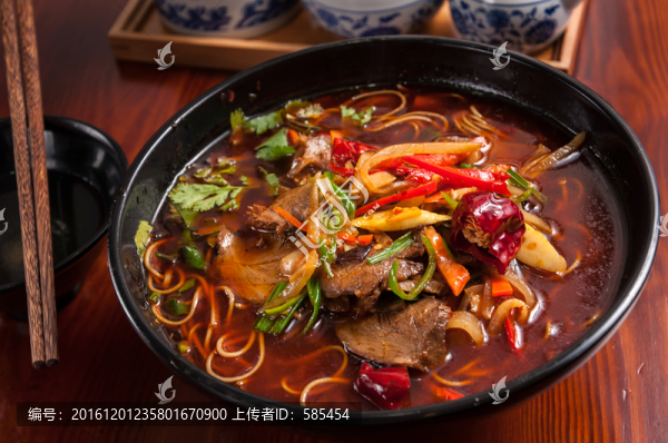 泡椒牛雜面