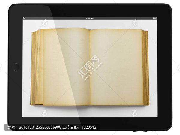 通用平板電腦和書籍-數(shù)字圖書館的概念