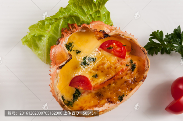 芝士焗蟹