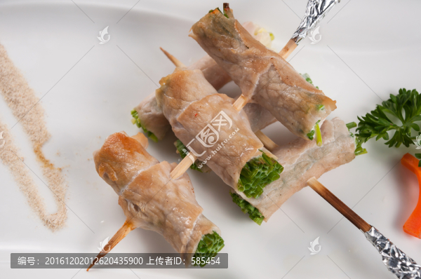 豚肉蔥燒卷