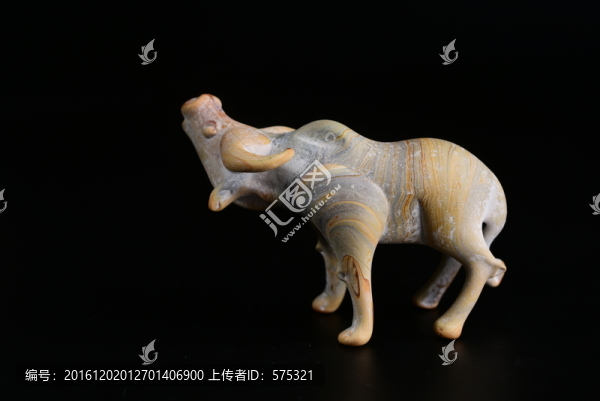 唐代,牛絞胎琉璃