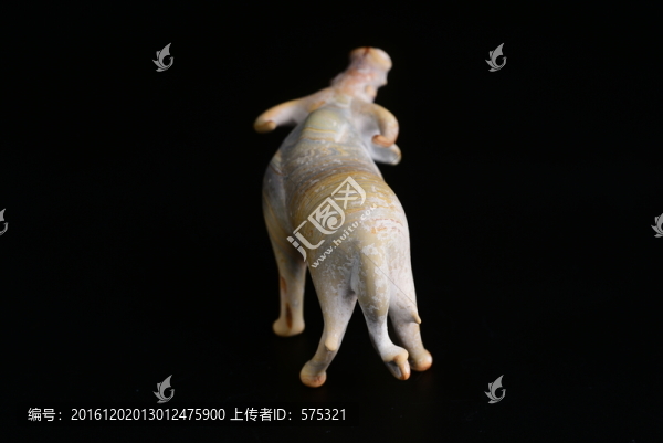 唐代,牛絞胎琉璃
